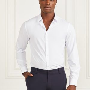 Jacob Notched Cuff Shirt - White