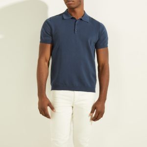 Formal Performance Sweater Polo - Blue