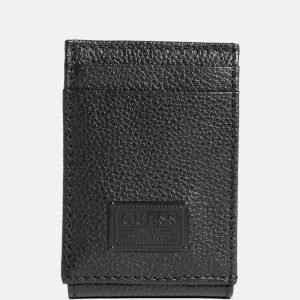 Bishop Magnetic Fold Wallet - Black