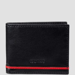 RFID-Safe Reeve Passcase Wallet - Black