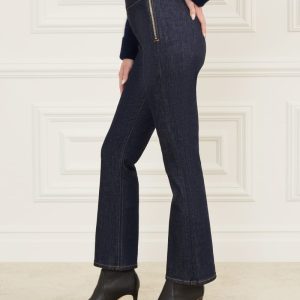 Mia Denim Flare Pant - Blue