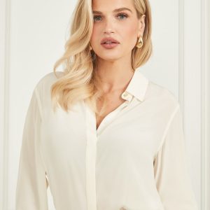 New Silk Icon Blouse - White