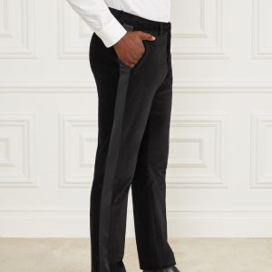 Warren Smoking Pant - Black