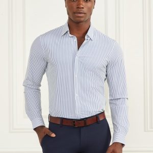 Formal Button-Up Shirt - Blue