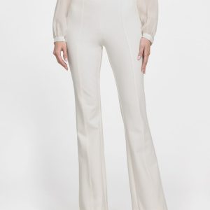 Chloe Flared Pant - White