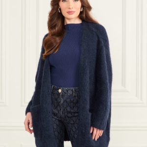 Michaela Alpaca-Blend Cardigan - Blue