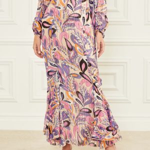 Luise Crused Paisley Skirt - MultipleColors