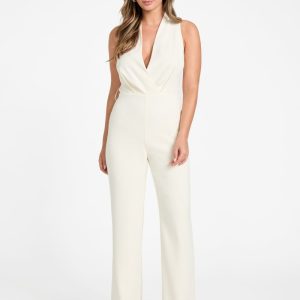 Hawkins Belted Jumpsuit - White