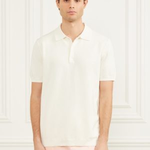 Formal Performance Sweater Polo - White