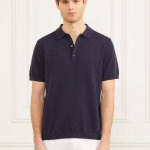 Formal Performance Sweater Polo - Blue