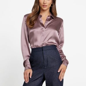 Silk Icon Blouse - Purple