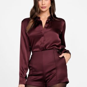 Silk Icon Blouse - Purple
