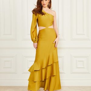 Jaime Cutout Dress - Yellow