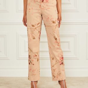 Glam de Fleur Printed Pant - PowderPink