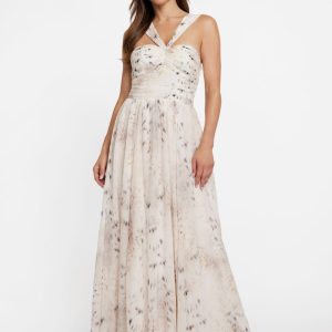 Eco Verity Bustier Maxi Dress - White