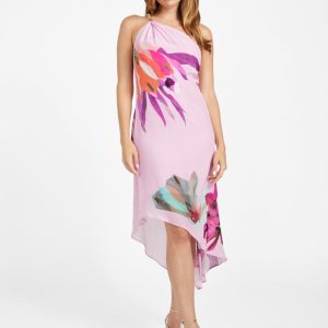 Cecilia One-Shoulder Dress - Purple