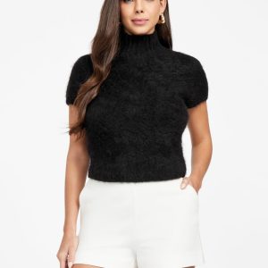 Agnes Sweater Top - Black