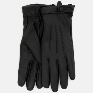Leather Gloves - Black