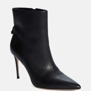 Leather Bracelet Bootie - Black