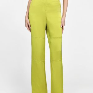 Eva Satin Pant - Green