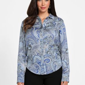 Eco Melissa Printed Shirt - Blue