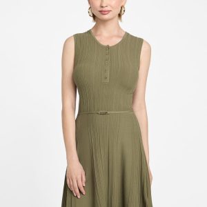 Giada Sweater Dress - Green