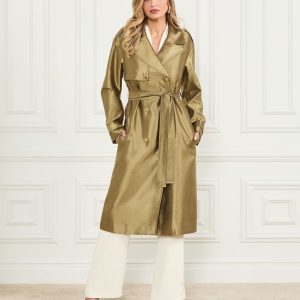 Eco Milla Trench Coat - Gold
