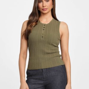 Giada Sweater Top - Green