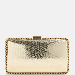 Wrap-Around Chain Clutch - Gold