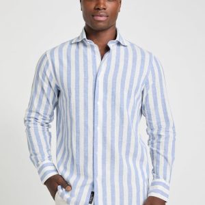 Charles Striped Shirt - Blue