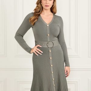 Diletta Sweater Dress - Green