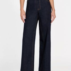 Kylie Mid-Rise Denim Pant - Blue