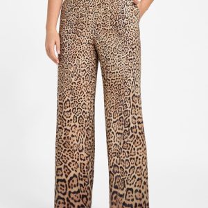 Amy Printed Satin Pant - MultipleColors