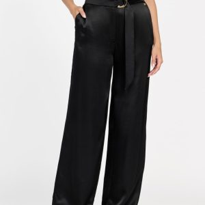 Eco Iva Belted Pant - Black
