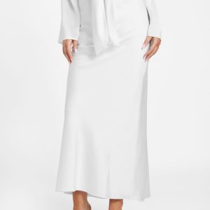 Eco Monica Maxi Skirt - White
