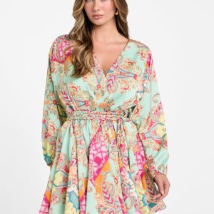 Eco Maya Grenada Belted Dress - MultipleColors