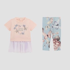 Butterfly Tee and Leggings Set (0-24M) - MultipleColors
