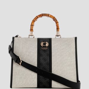 Kerima Bamboo Tote - Black