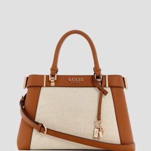 Anadela Canvas Satchel - Brown