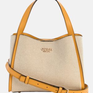 Nicolette Canvas Small Girlfriend Satchel - Yellow