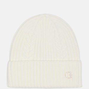 Shayla Knit Beanie - White