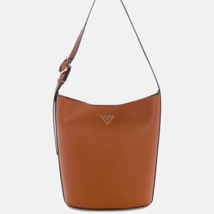 Meridian II Bucket Bag Set - Brown