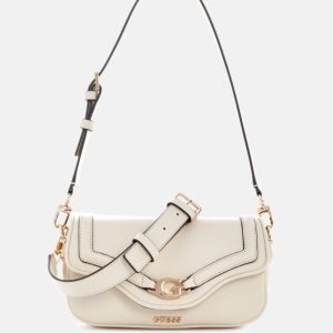 Dea Mini Fold-Over Shoulder Bag - Off-white