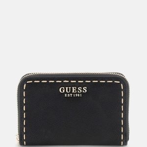Nastra Medium Zip-Around Wallet - Black