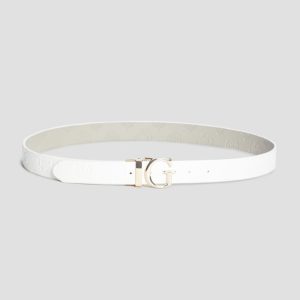 Jena Peony Belt - White