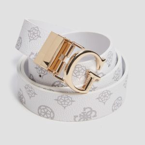 Evelune Peony Belt - White