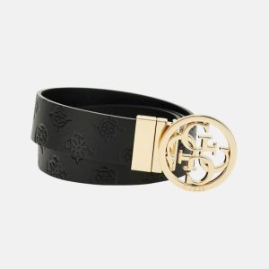 Phoebe Reversible Belt - Black