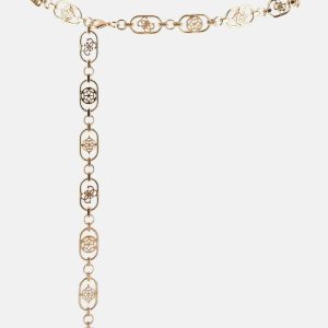 Quattro G Peony Chain Belt - Gold