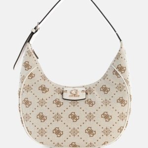 Neda Logo Hobo Bag - Off-white