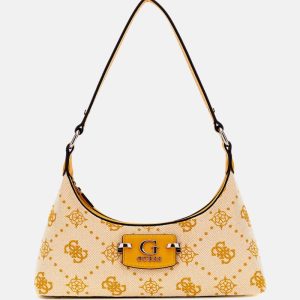 Neda Logo Shoulder Bag - Yellow